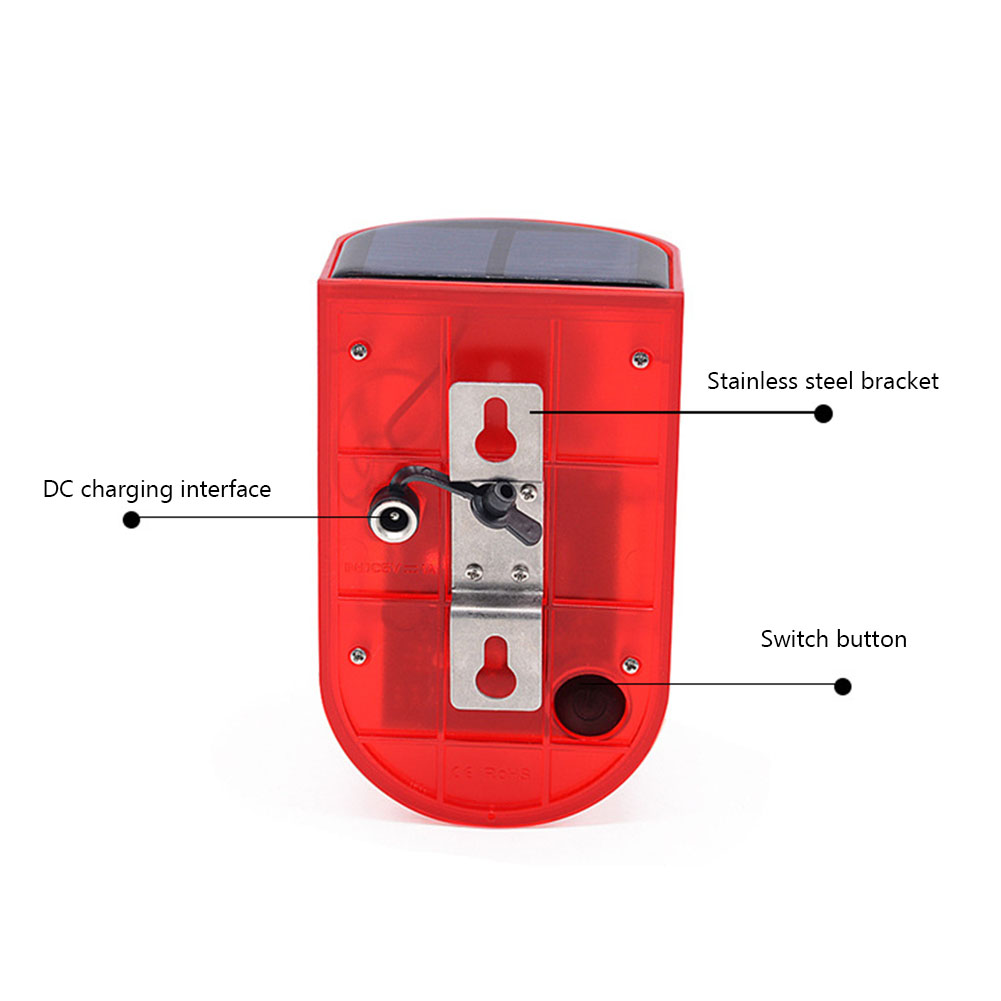 Home Security Equipment - Solar Infrared Motion Sensor Alarm Waterproof