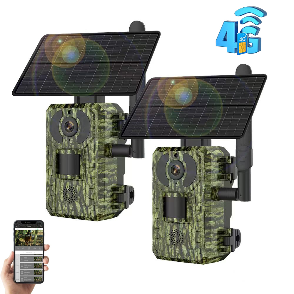 EU 4G Cellular 2K Battery Sola - Home Security Game ulasan dan harga