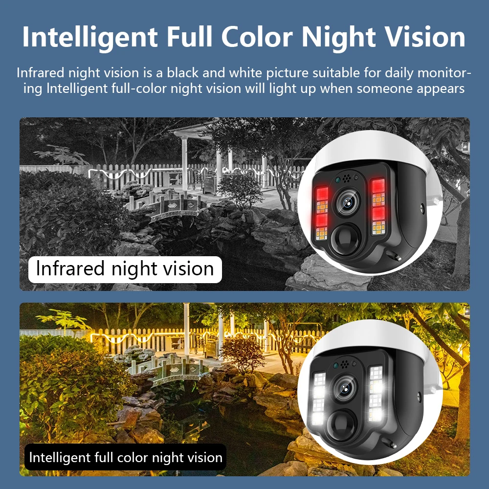 4K 8MP Wireless Solar Camera 4 - Home Security Outdoor Camera System ulasan dan harga