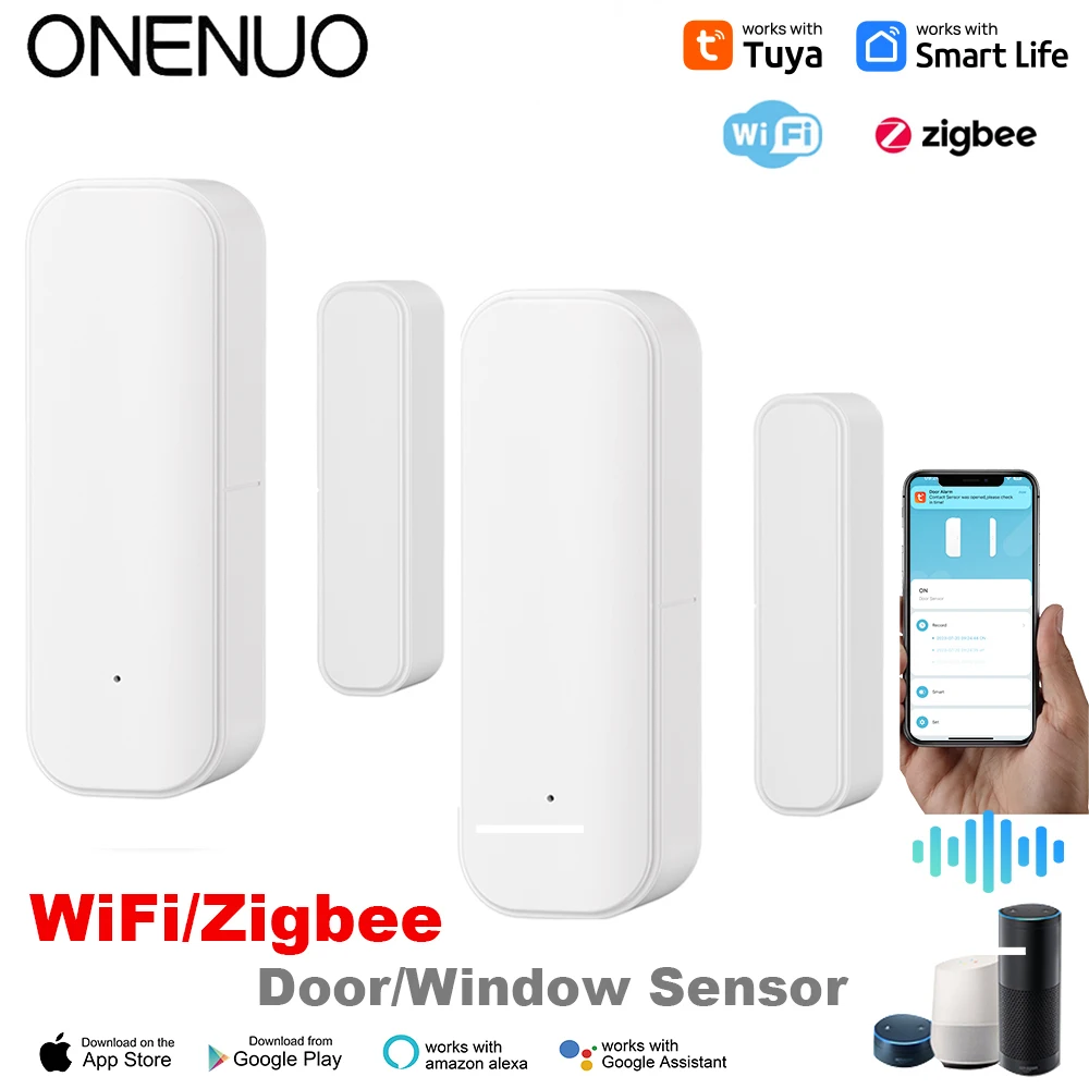 Tuya WiFi Zigbee Window Door S - Home Security Equipment ulasan dan harga