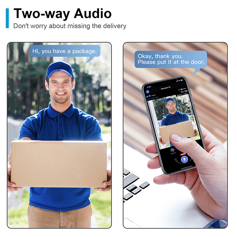 WiFi Smart Video Doorbell Came - Home Security Recorder ulasan dan harga
