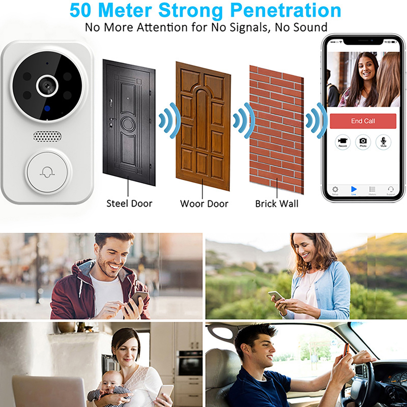 WiFi Smart Video Doorbell Came - Home Security Recorder ulasan dan harga