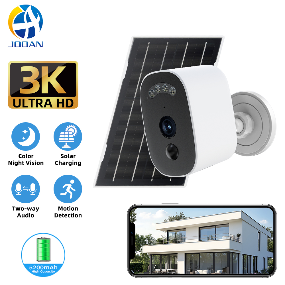 Jooan 3K HD Solar Security Cam - Home Security Outdoor Camera System ulasan dan harga