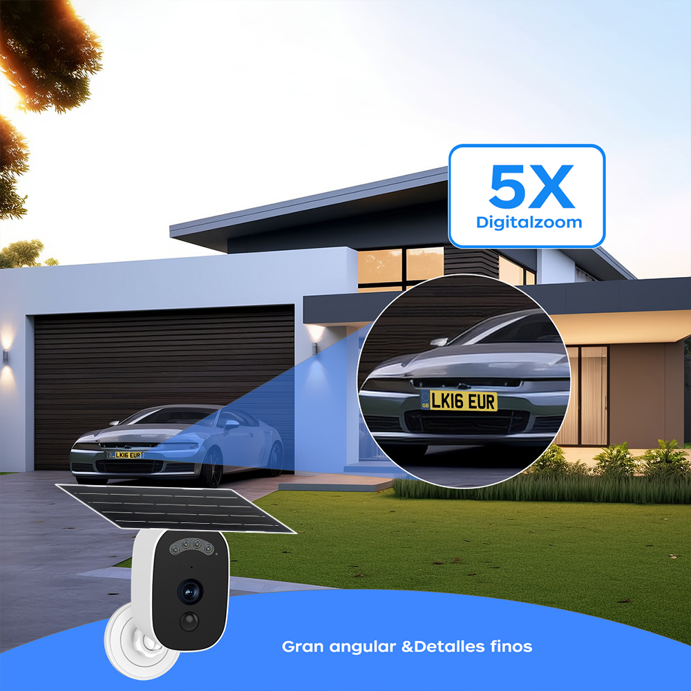 Jooan 3K HD Solar Security Cam - Home Security Outdoor Camera System ulasan dan harga