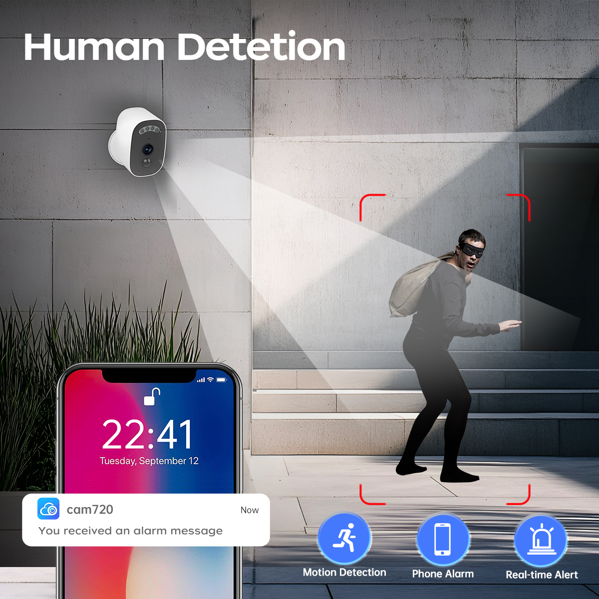 Jooan 3K HD Solar Security Cam - Home Security Outdoor Camera System ulasan dan harga
