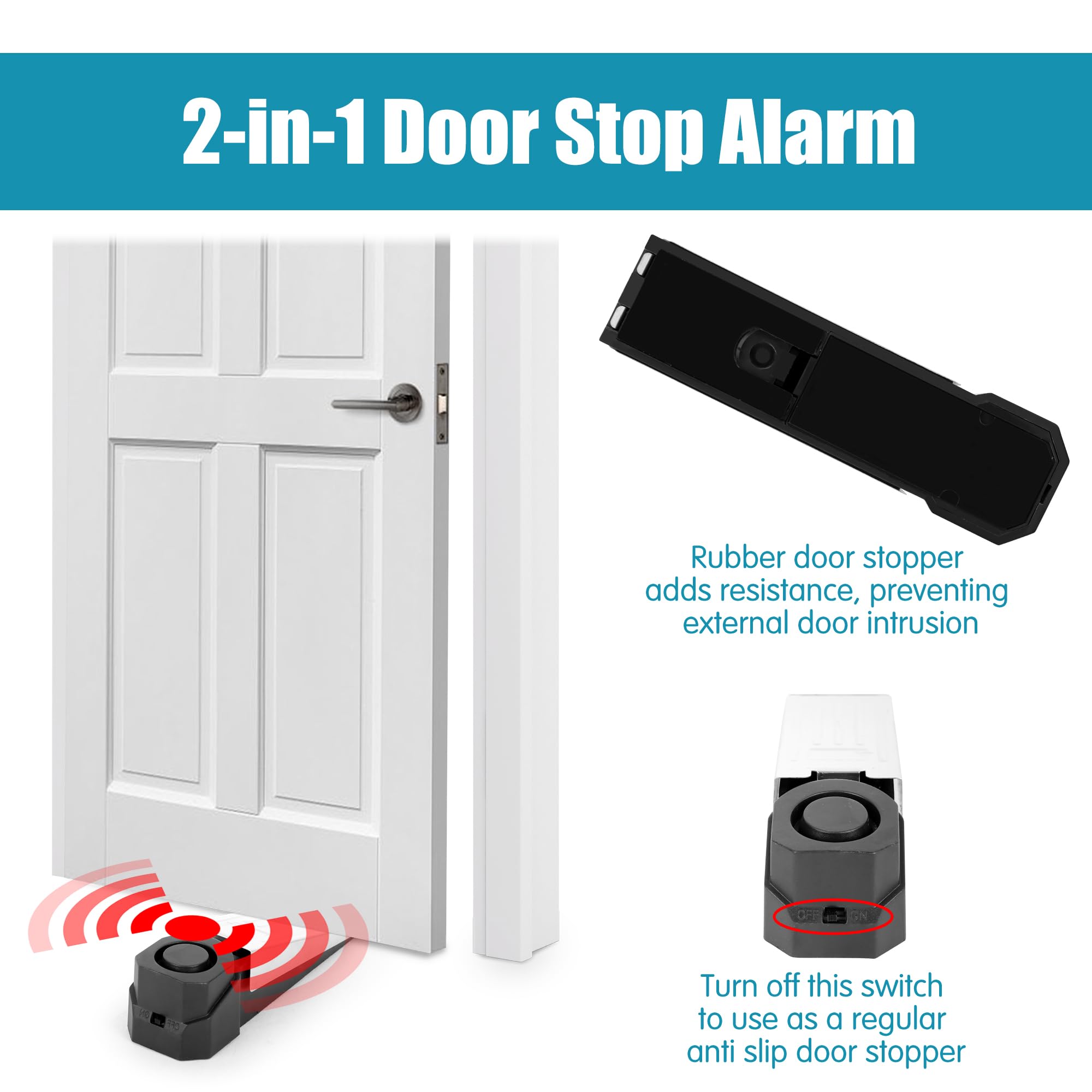 Wireless Door Stop Alarm Syste - Home Security Equipment ulasan dan harga
