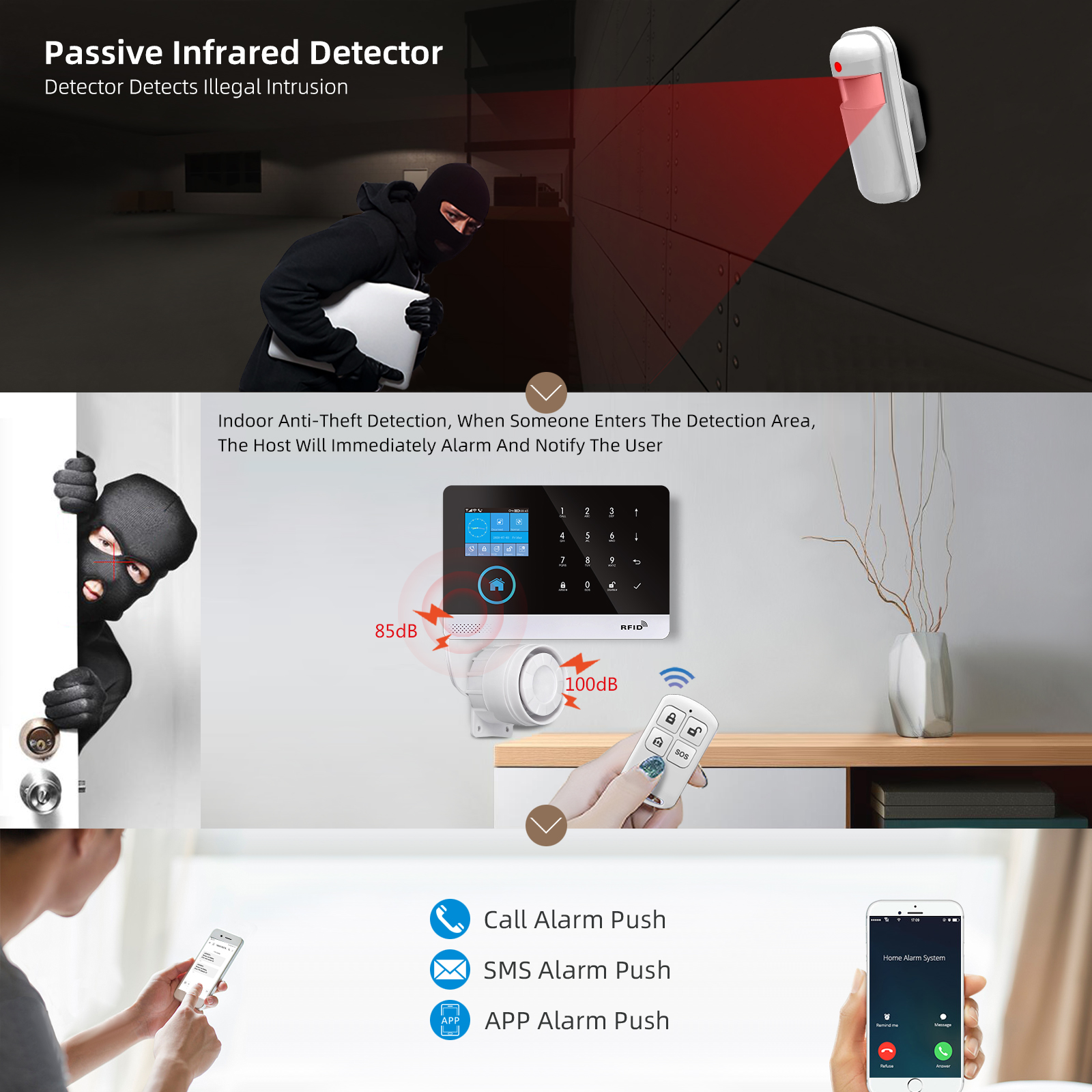 PGST ZigBee Tuya 433MHz Smart  - Home Security Equipment ulasan dan harga