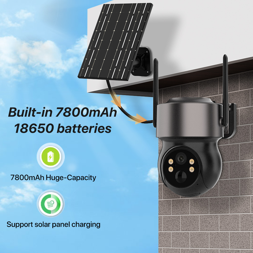 4MP 4G SIM Solar Battery Power - Home Security Outdoor Camera System ulasan dan harga