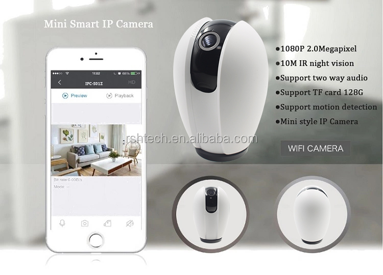 Wireless 1080P IP Camera WiFi  - Home Security Wireless Cameras ulasan dan harga