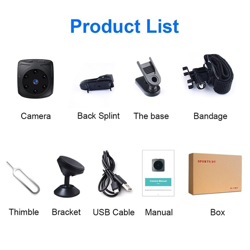 Mini HD Camera 1080p Portable  - Home Security Recorder ulasan dan harga