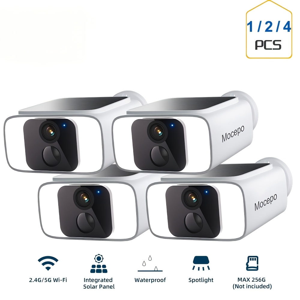 1/2/4pcs HEIYOUCAM 4MP Solar S - Home Security Wireless Cameras ulasan dan harga