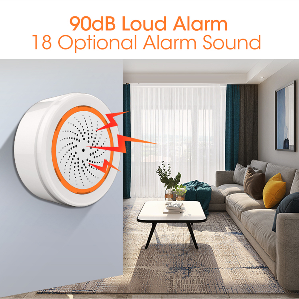 Smart Siren Alarm Tuya Zigbee  - Home Security Equipment ulasan dan harga