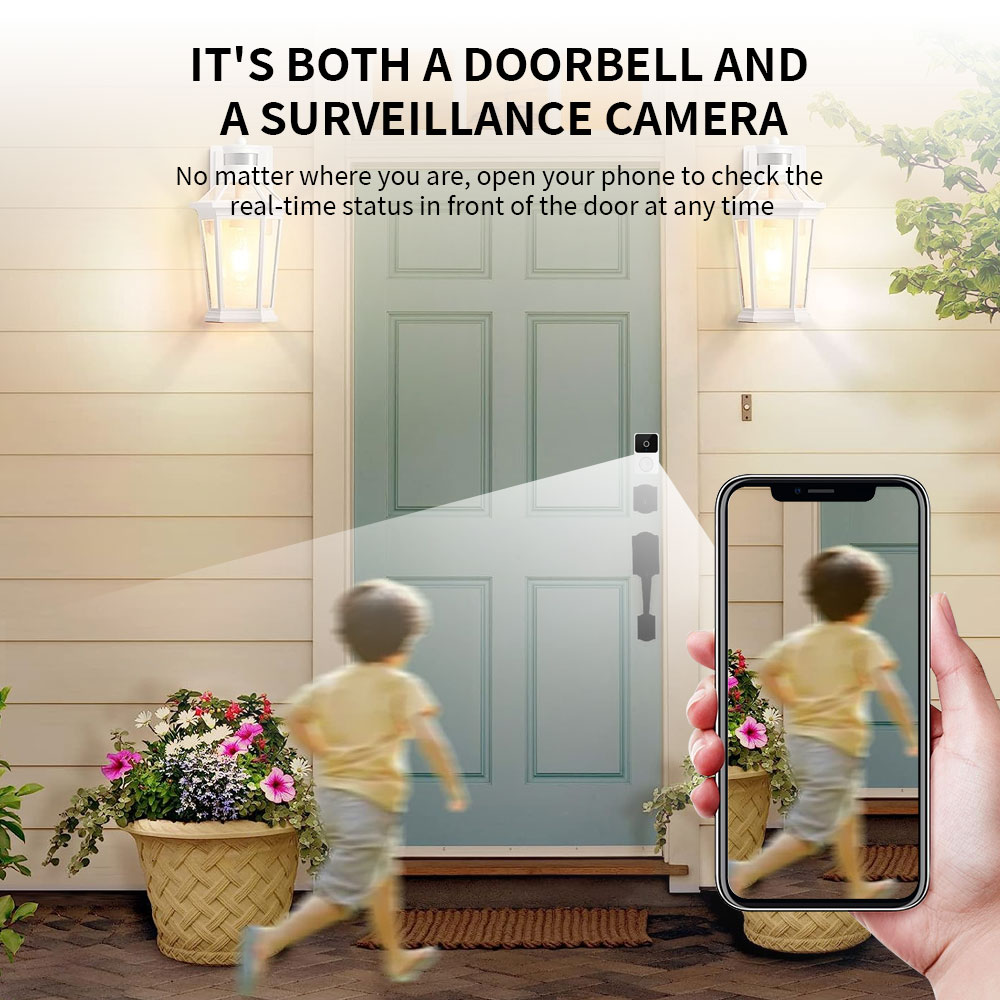 H5 Wireless Smart Video Doorbe - Home Security No Wifi Needed ulasan dan harga