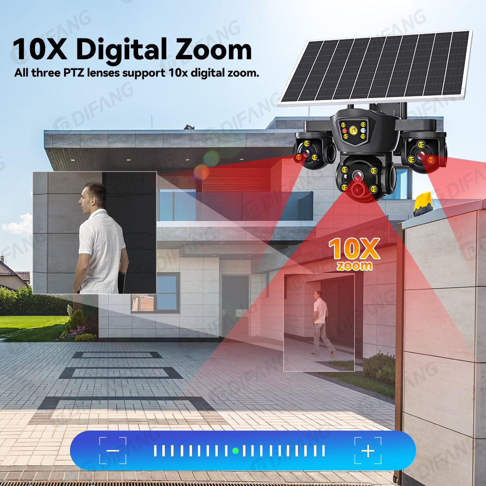 V380 Pro New 20MP WIFI Solar C - Home Security Outdoor Camera System ulasan dan harga