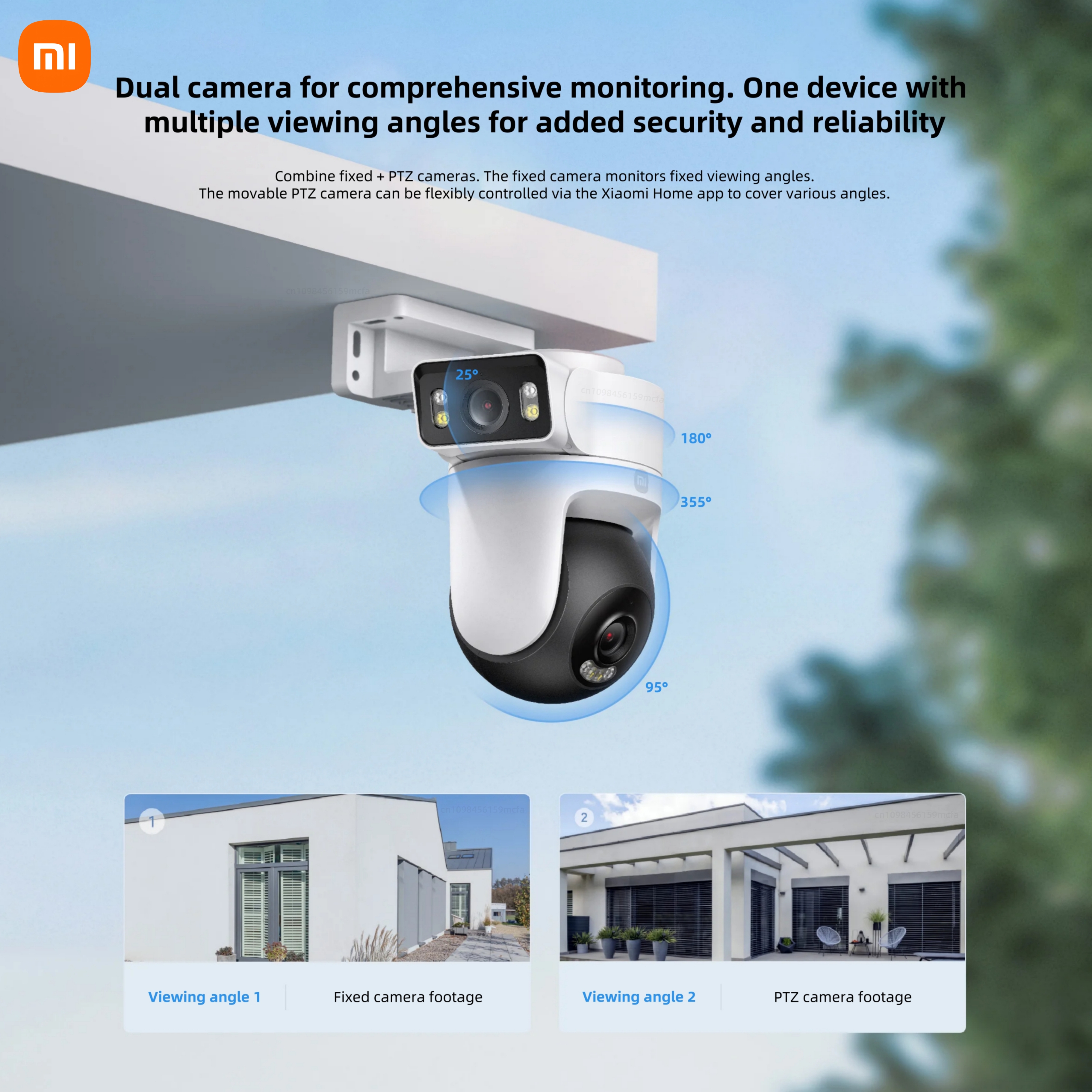 Xiaomi Outdoor CW500 Dual Came - Home Security Recorder ulasan dan harga