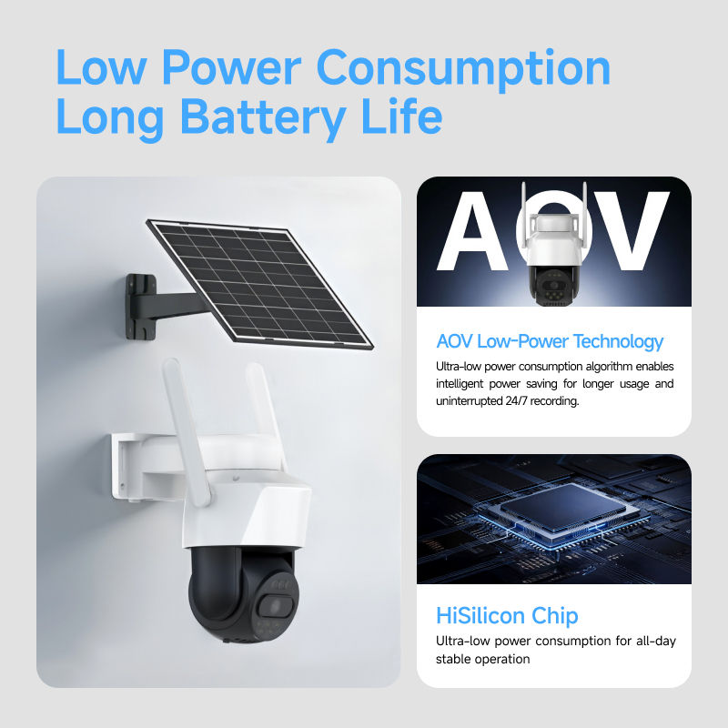 4G LTE Solar Security Camera 5 - Home Security Outdoor Camera System ulasan dan harga