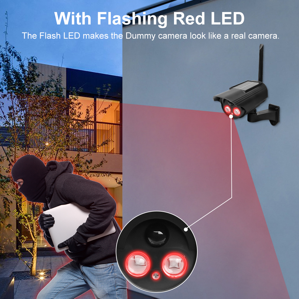 Outdoor Solar Simulation Camer - Home Security Outdoor Camera System ulasan dan harga