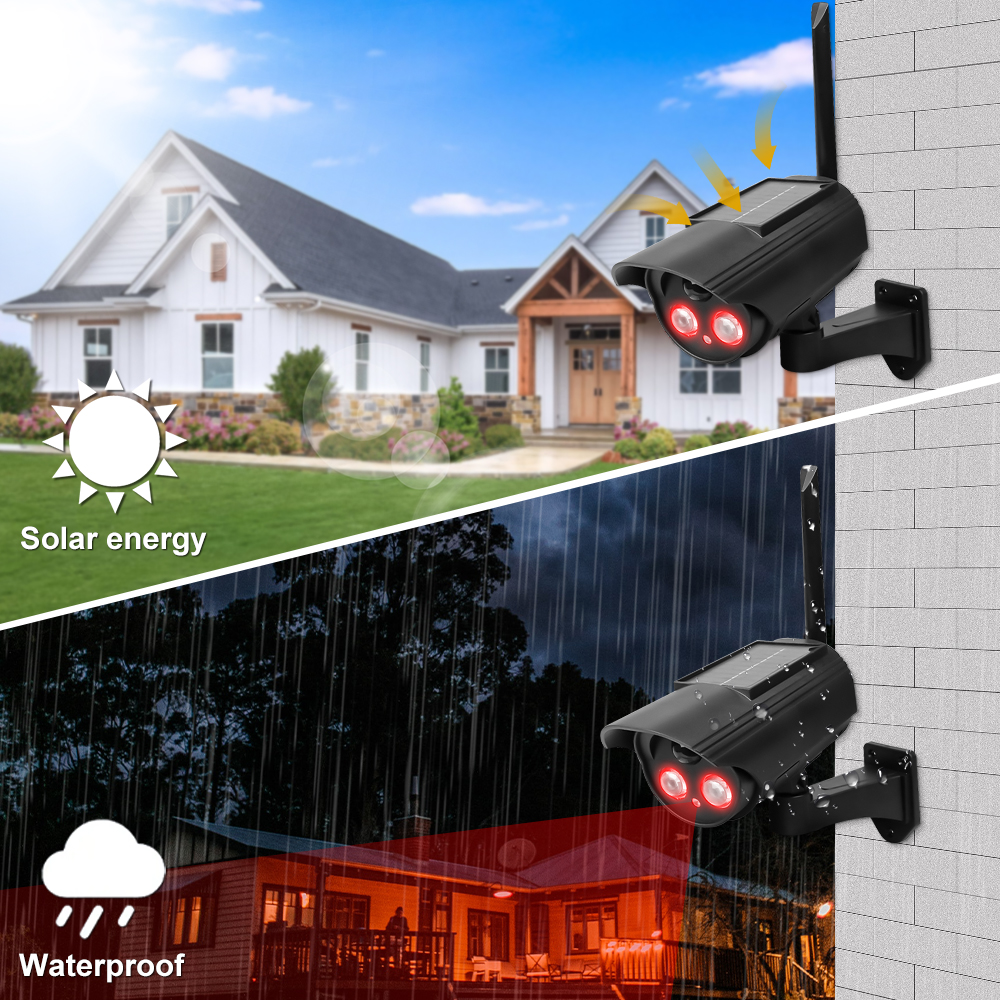 Outdoor Solar Simulation Camer - Home Security Outdoor Camera System ulasan dan harga