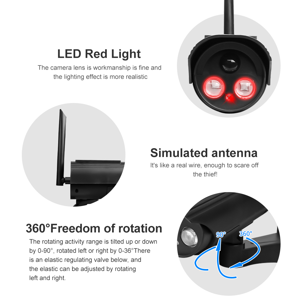 Outdoor Solar Simulation Camer - Home Security Outdoor Camera System ulasan dan harga