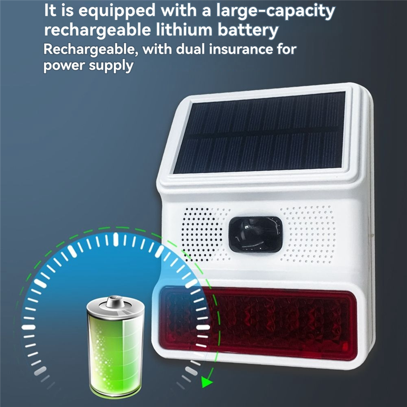 N93R Solar Power Wireless Sire - Home Security Equipment ulasan dan harga