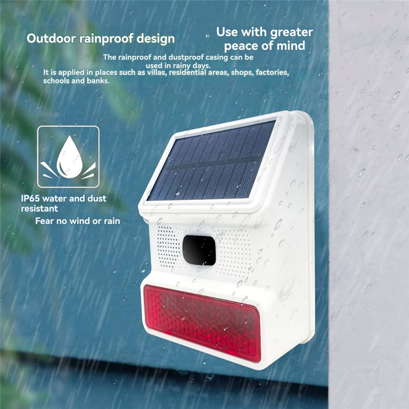 N93R Solar Power Wireless Sire - Home Security Equipment ulasan dan harga