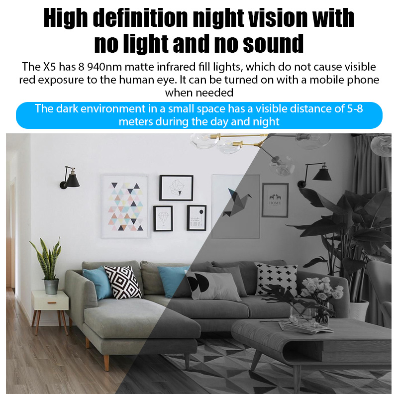 X5 Mini Camera HD 1080P Intell - Home Security Recorder ulasan dan harga