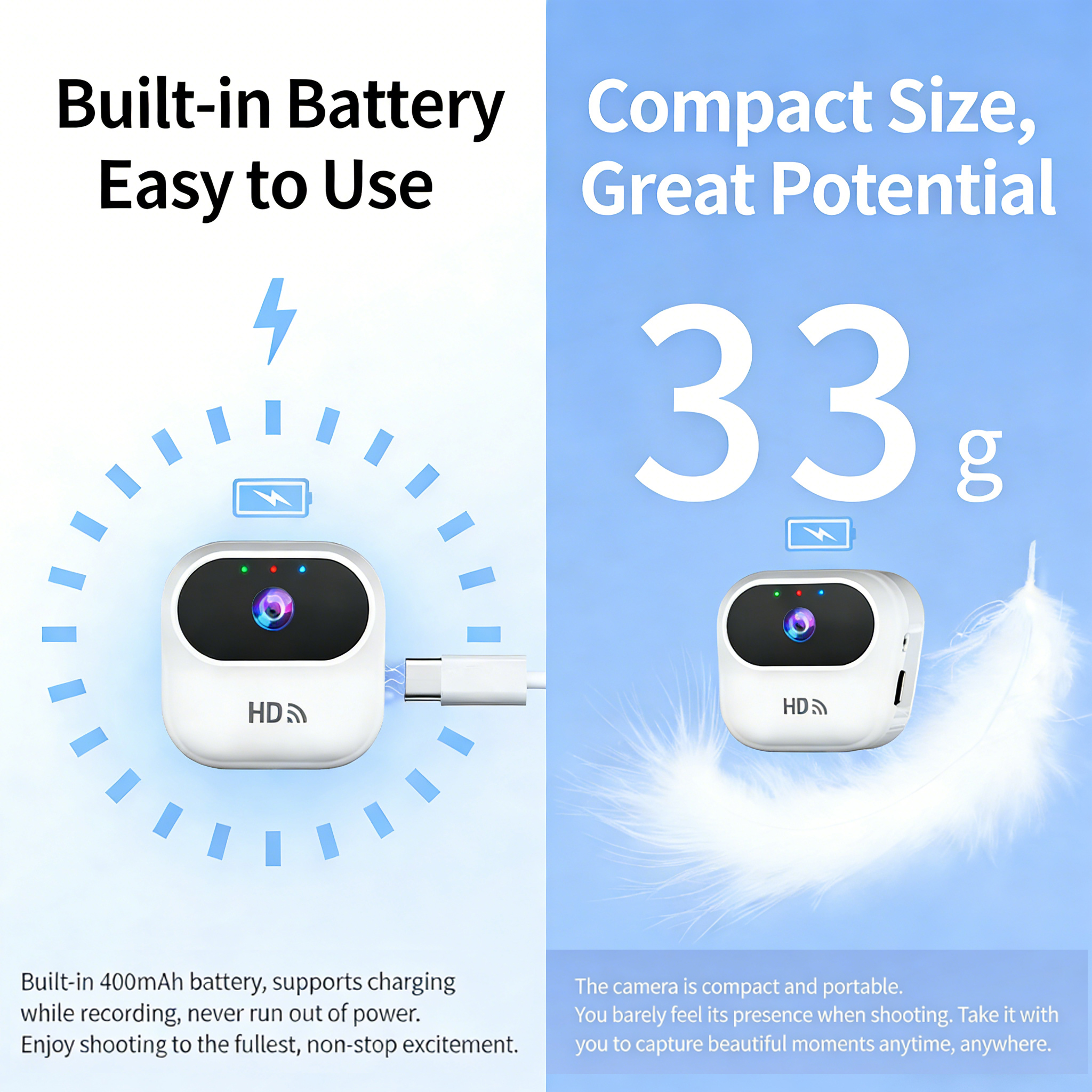 Mini Wireless Monitoring Actio - Home Security Recorder ulasan dan harga