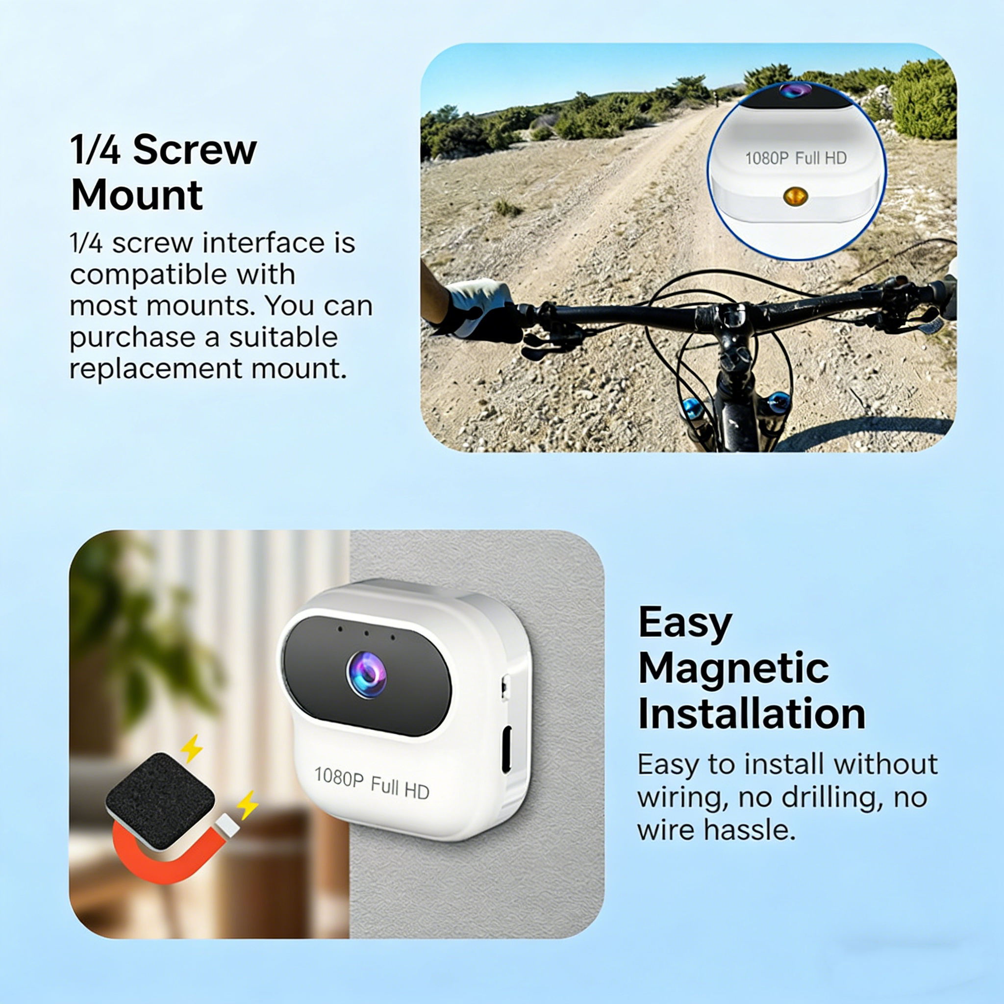 Mini Wireless Monitoring Actio - Home Security Recorder ulasan dan harga