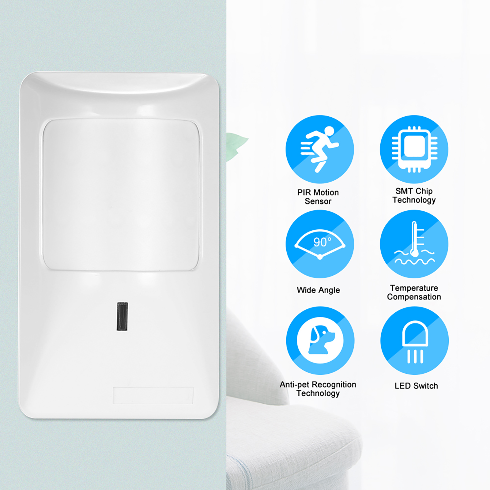 2pcs Sensor Anti-Pet PIR Motio - Home Security Equipment ulasan dan harga