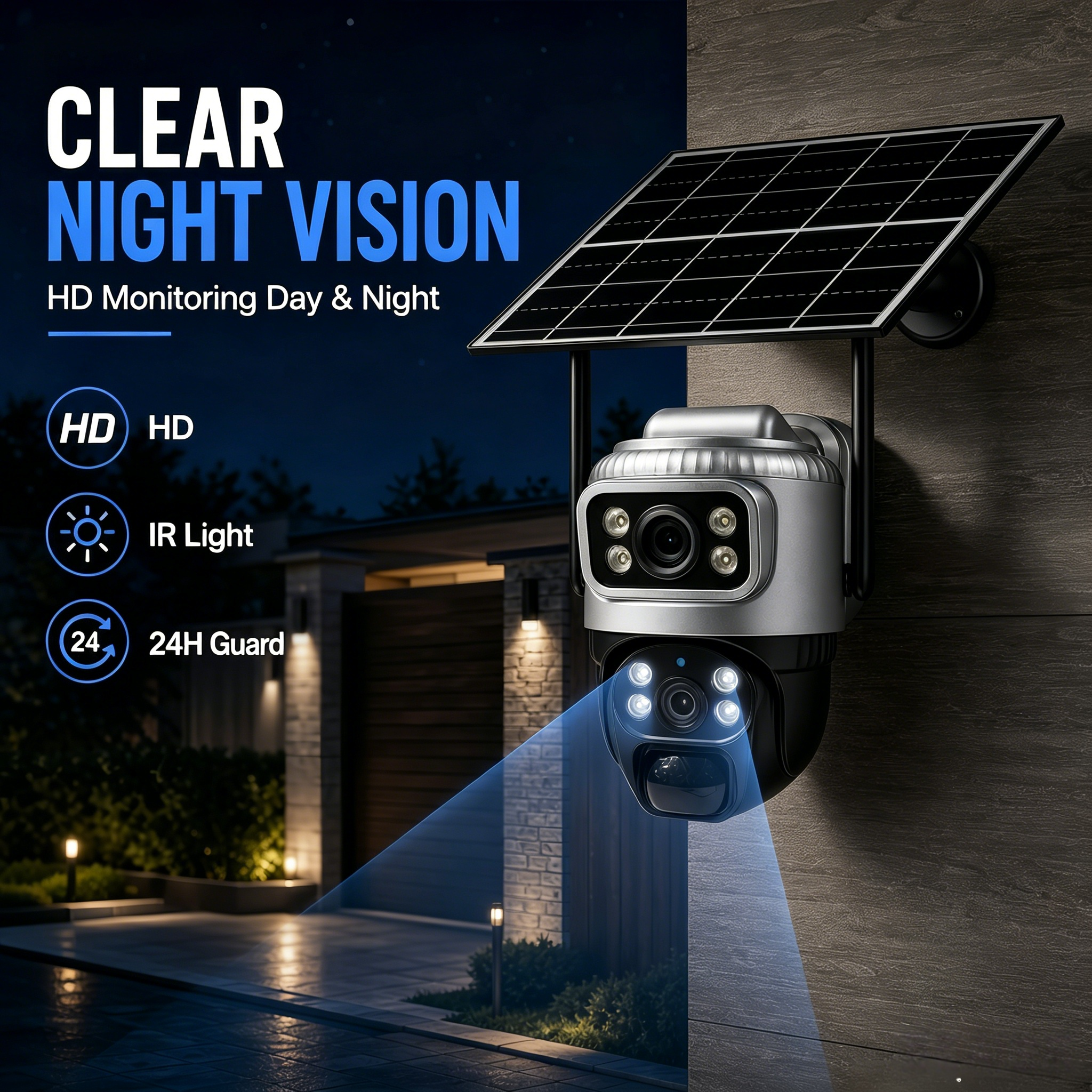 8MP 4K 4G Solar PTZ Security C - Home Security Outdoor Camera System ulasan dan harga
