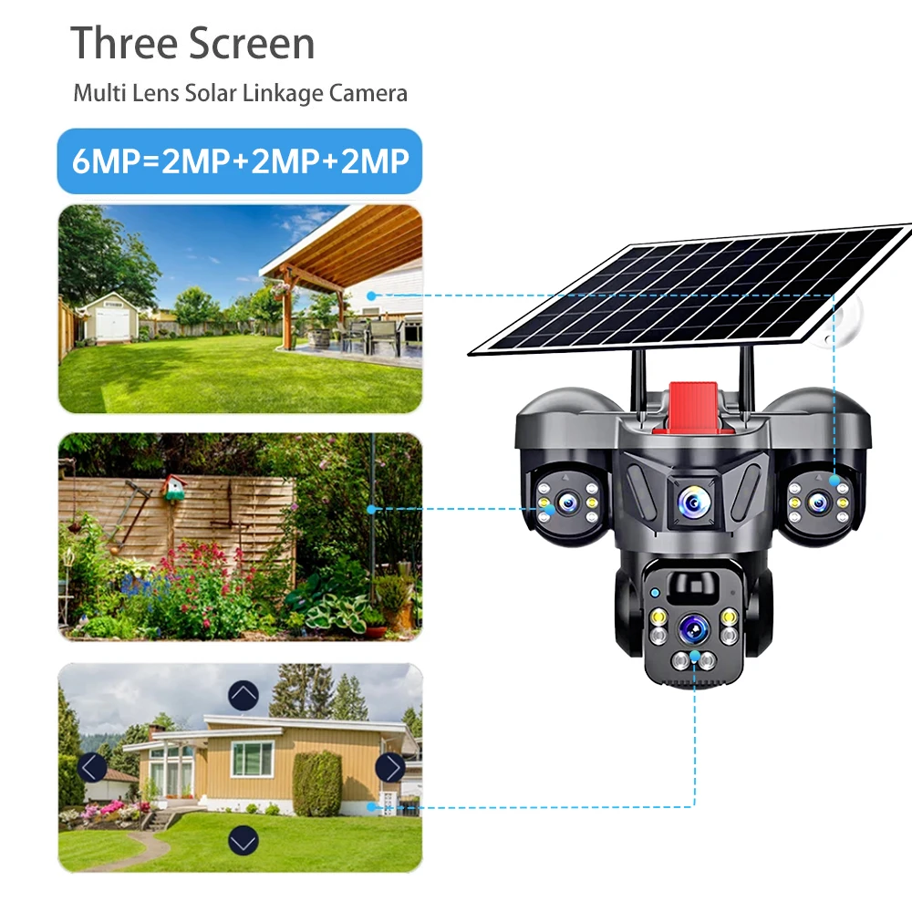 KERUI Outdoor PTZ 6MP 4G SIM W - Home Security Recorder ulasan dan harga