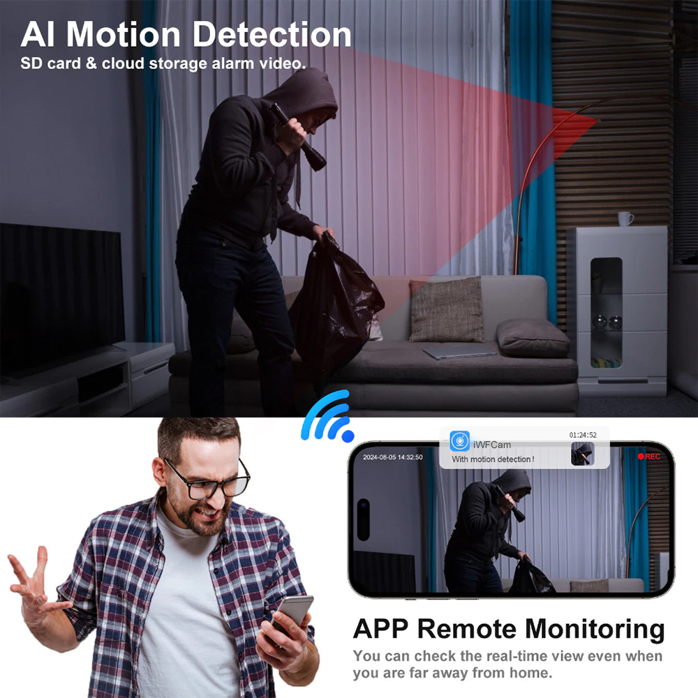 1080P DIY Mini Wifi Camera 32G - Home Security Recorder ulasan dan harga