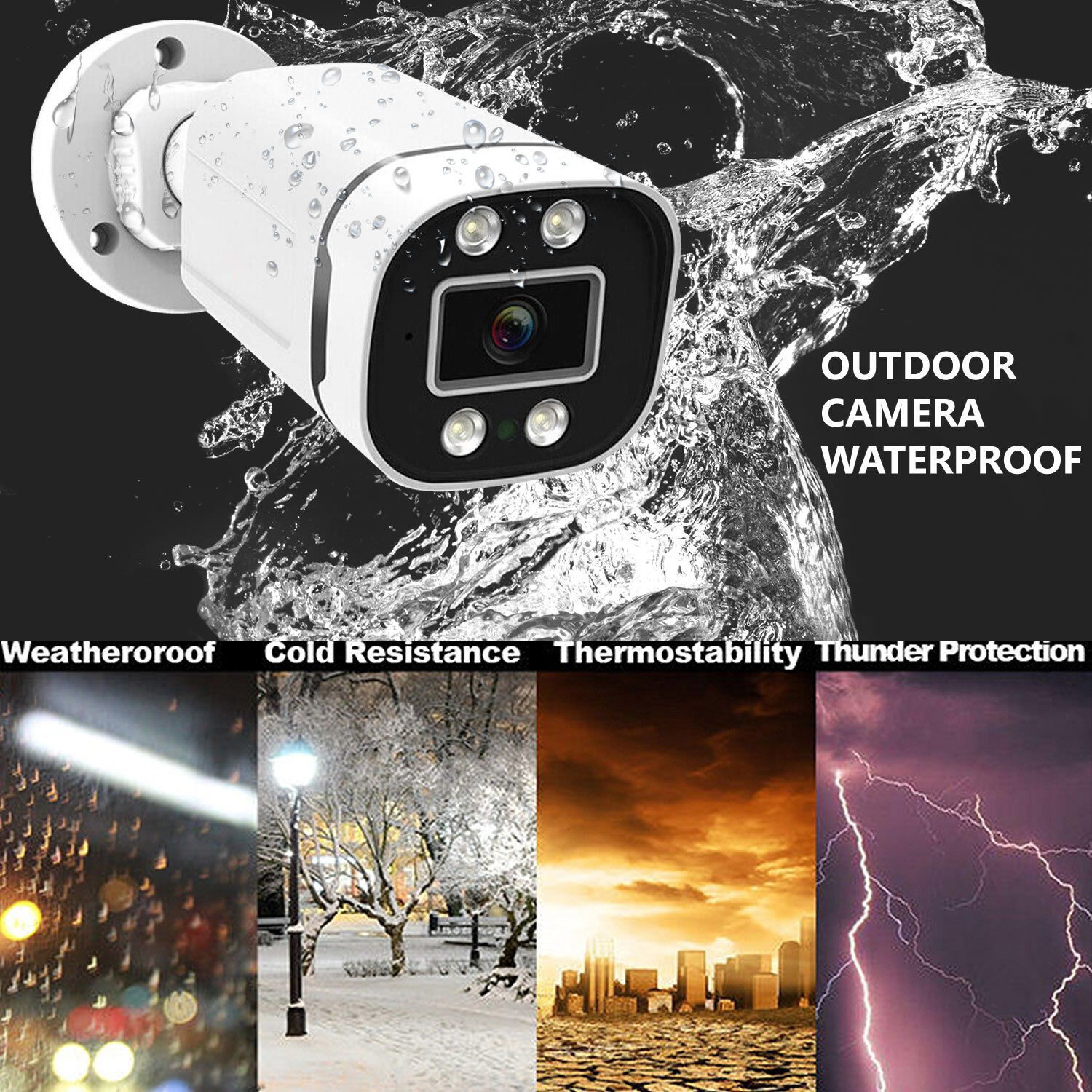 4CH 8CH AHD 2MP 5MP AHD Outdoo - Home Security Camera System ulasan dan harga