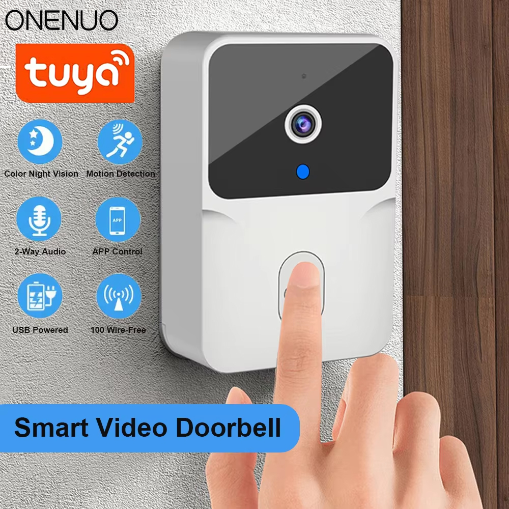 Tuya WiFi Video Doorbell Wirel - Home Security No Wifi Needed ulasan dan harga