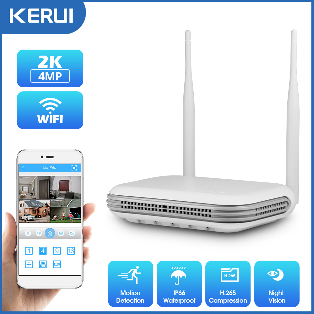 KERUI 2K 4MP Outdoor Full HD S - Home Security Camera System ulasan dan harga