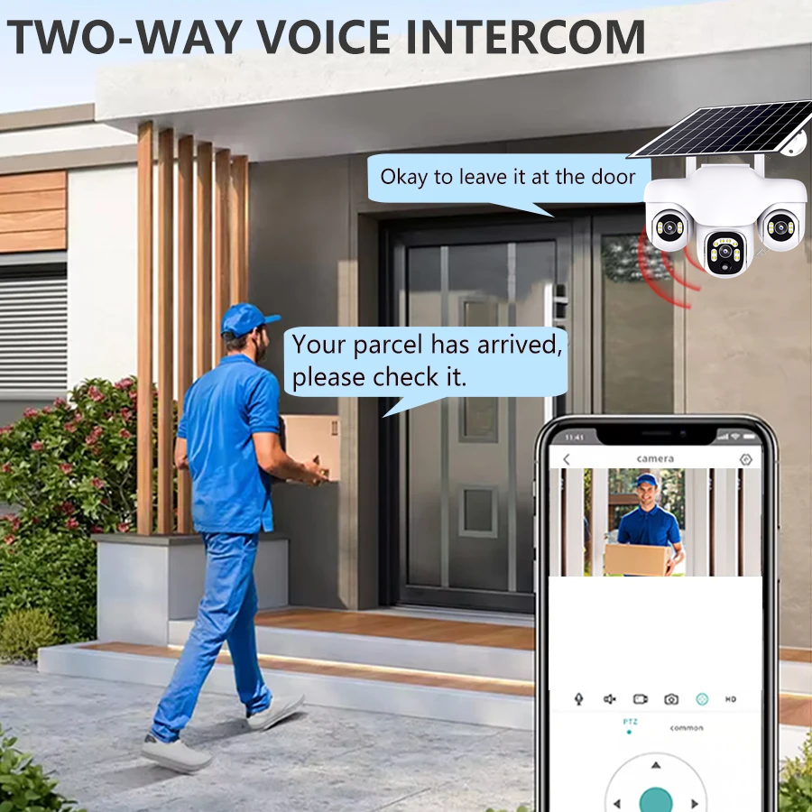 V380 Pro 15MP Triple Lens PTZ  - Home Security Outdoor Camera System ulasan dan harga