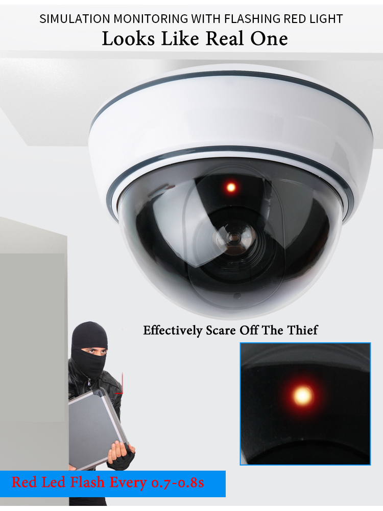 Creative Black/White Fake Dome - Home Security Camera System ulasan dan harga