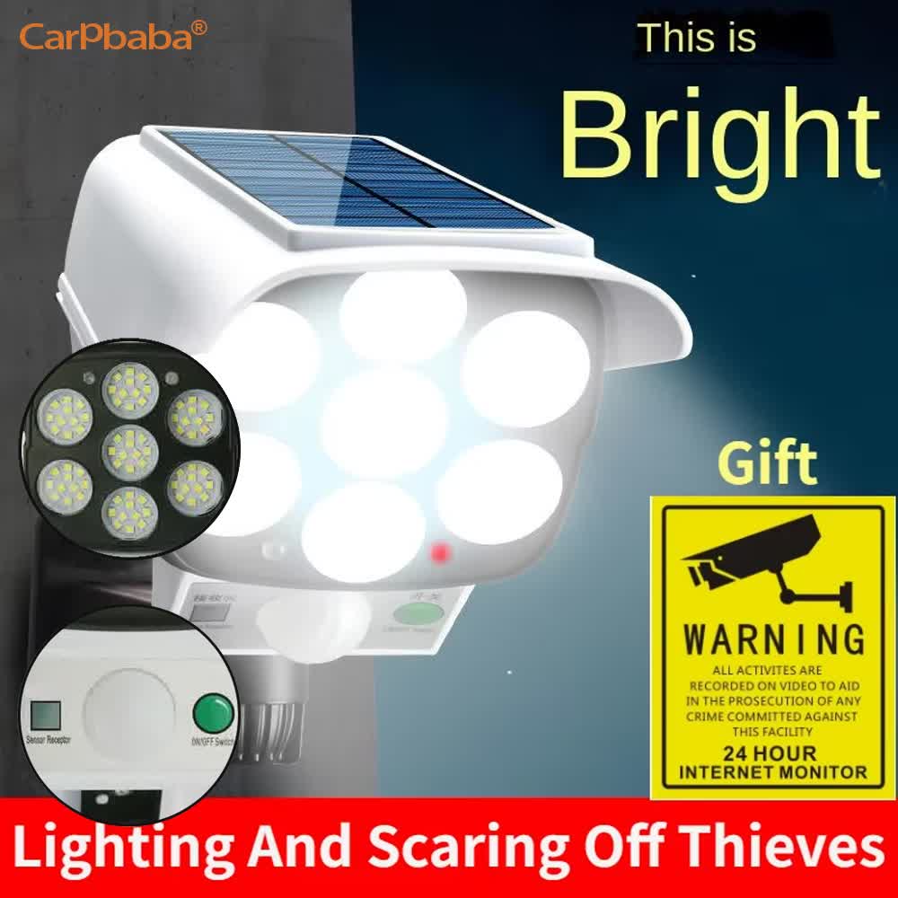 Outdoor Solar Light Motion Sen - Home Security Wireless Cameras ulasan dan harga