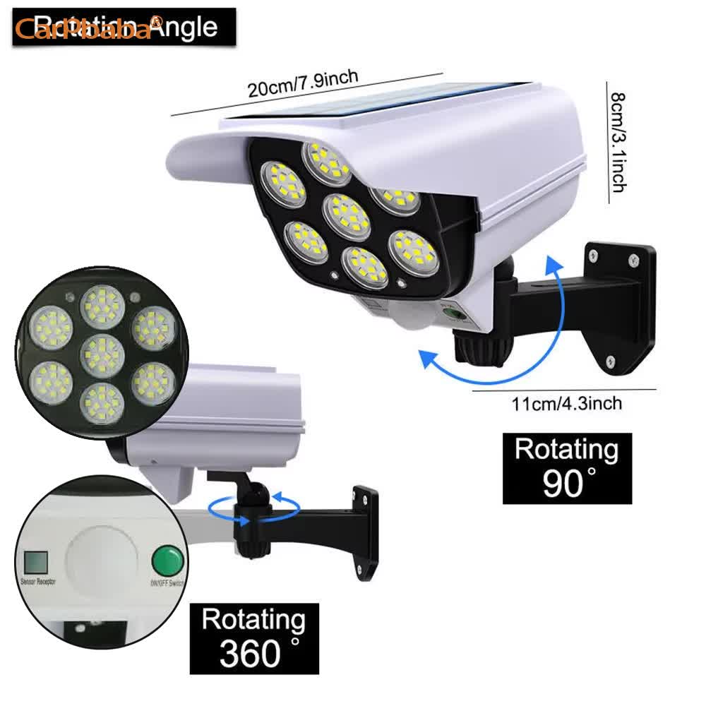 Outdoor Solar Light Motion Sen - Home Security Wireless Cameras ulasan dan harga